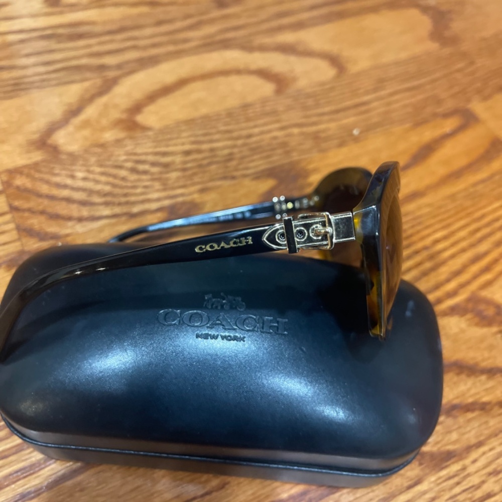 Coach Sunglasses style 5404T3 Black Tortoise Gradient/Black, - Picture 8 of 8